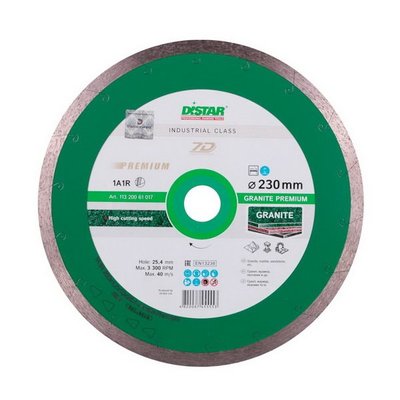 Алмазний диск DiStar 1A1R 230x1,9x10x25,4 Granite Premium 11320061017 фото