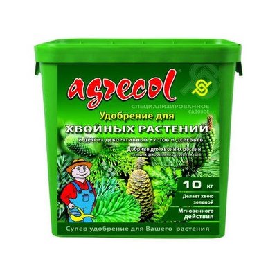 Удобрение Agrecol для хвойных растений 10 кг 30243 фото