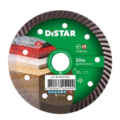 Алмазний диск DiStar Turbo 125x2, 2x10x22, 23 Elite 10115023010 фото