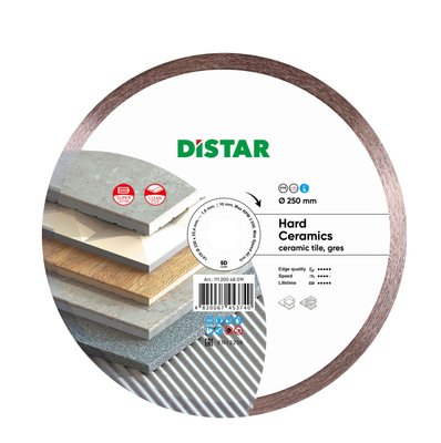 Алмазный диск DiStar 1A1R 250x1,6x10x25,4 Hard ceramics 11120048019 фото