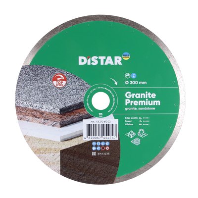 Алмазный диск DiStar 1A1R 300x2,4x10x32 Granite Premium 11327061022 фото